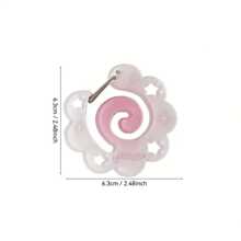 14 Styles Acrylic Mountaineering Buckle Creative Keychain Accessories Pendant Diy Bag Pendant Storage Pendant Mobile Phone Case Pendant Doll Pendant Buckle