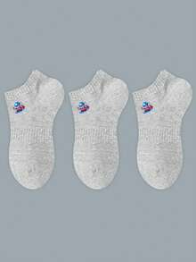 1/3/5/10 Pairs Of Socks Men's Gray Simple Short Socks New Men's Sports Socks Men's Short Boat Socks