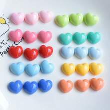 11pcs Cute Versatile Heart Shaped Refrigerator Magnets For Birthday Party Wedding Decoration DIY Atmosphere Decoration Magnetic Stickers For Office Whiteboard Message Board Kitchen