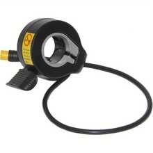 130X Daumengashebel, Universeller Beschleuniger für elektrisches Fahrrad Geschwindigkeitssteuerung, kompatibel mit 24-72V Elektromotorrad Systemen, Hochleistungs Elektromotorrad Gasbeschleuniger Zubehör