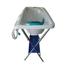 BAÑERA PARA BEBE CON BASE - Azul - Ver 4