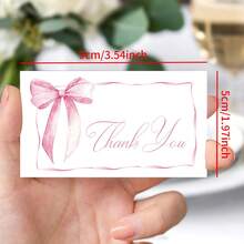 50pcs Thank You Cards - Business Appreciation Cards For Online Retailers & Customer Packaging - Perfect For Business, Weddings, Graduation And Bridal Showers - Multicolor - View 2