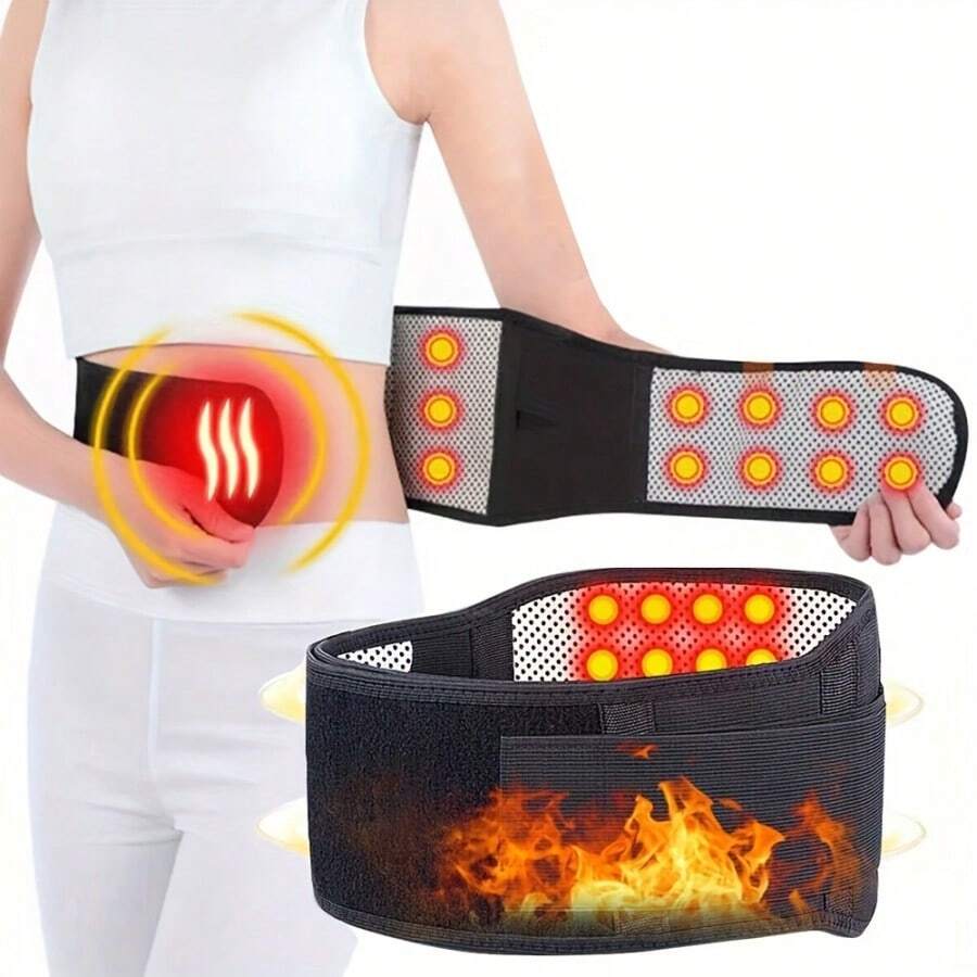 Self-Heating Adjustable Waist Support Belt Suitable For Yoga, Pilates, Fitness, Home Sports, Waist Warmth Protection (Suitable For All Seasons)