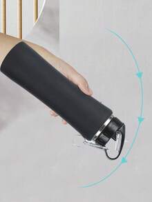 1pc Stainless Steel Insulated Water Bottle, 600ml Capacity, Outdoor Sports Flask Back To School - Multicolor - View 3