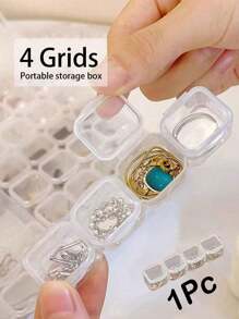 1pc Mini Jewelry Organizer Display Travel Jewelry Zipper Case Boxes Earrings Necklace Ring Portable Jewelry Box For Mother's Day, Leather Storage Jewelry Storage Box Women Gifts Girl Gifts Girlfriend Gifts Back To School School Bag Travel Essentials Travel Organizer, Gift For My Mother For Women Storage Organizer Travel Essentials Back To School