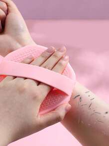 1 pezzo Spazzola da bagno in silicone per esfoliare il corpo, Spazzola da doccia multifunzione, Accessorio da bagno portatile