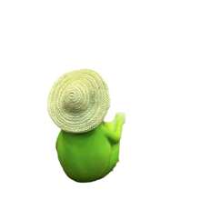 1pc Frog Fishing Statue - Outdoor Garden Pond Decor, Indoor Living Room Balcony Office Desk Decoration, Birthday Party Thanksgiving Halloween Christmas New Year Celebration Decoration Gift