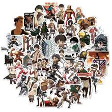 Crunchyroll 50PCS Officially Licensed Shingeki No Kyojin Sticker Cartoon High Quality Waterproof Decoration For Guitars Luggage Water Bottle Party Christmas Thanksgiving Supplies And Gifts