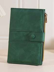 1 peça capa protetora para etiqueta de bagagem essencial para viagens de negócios internacionais, viagem ao ar livre, antimagnética, RFID, cor mutável, mapa de PU, capa para passaporte multifuncional, acessórios de viagem