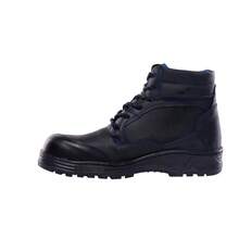 Bota Botin Calazado de Seguridad Industrial Para Hombre Dielectrica Casco de Poliamida Piel Suela Antiderrapante Tallas 25 a la 30 M091CP - Negro - Ver 5