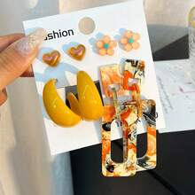 8 chiếc hoa tai trang trí hình trái tim và hoa Valentine - trái cam - Xem 9