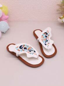 Niedliche Schmetterling Strandpantoletten für Baby & Kleinkind Mädchen, modisch und stylish