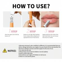 Suero de labios Lakerain, cuidado de labios hidratante de larga duración, reduce las líneas de los labios, ilumina con oliva y miel - Multicolor - Ver 11