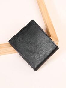 Short Wallet For Men With Card Slots, Bill Clip, Id Photo Frame, Multiple Compartments And Business Style; Durable Pu Leather Material In Set Of 1 Or 2pcs With Plenty Of Capacity For Credit Cards And Money; Suitable For Multiple Occasions Lightweight - Black - View 4