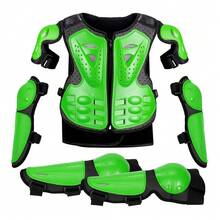 1 Set Motorcycle Armor Cycling Protection Suit Motorbike Body Armor Moto Protective Gear With Elbow Knee Pads Guards Riding Motocross Armor Outdoor Sports Back Chest Protector Cycling Accessories Riding Essentials For Women Men Rider Gifts