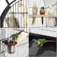 Jaula Para Pájaros De 59 Pulgadas Con Tapa Abierta Para Loros, Cacatúas, Conures, Periquitos, Tortolitos, Periquitos, Pinzones, Jaula Para Pájaros Canarios Con Soporte Extraíble - Black - View 5