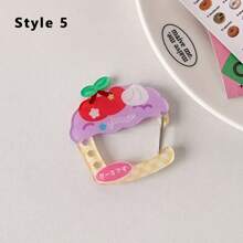 14 Styles Acrylic Mountaineering Buckle Creative Keychain Accessories Pendant Diy Bag Pendant Storage Pendant Mobile Phone Case Pendant Doll Pendant Buckle