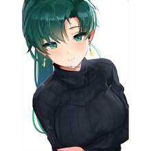 1pc Wall Arts Posters FramelessPop WHite CARD Anime Girl Poster CUTE Poster Bar Cafe Wall Art Painting Home Decor Frameless/Wood-Framed Painting