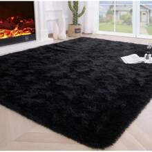 Autumn Homeware Room Decor Fluffy Rug, Non-Slip Soft Floor Mat, Decorative Carpet For Home Living Room, Bedroom Accessories, Teenage Boy Gift, Christmas Gifts, Christmas Decorations - Light Grey - View 9