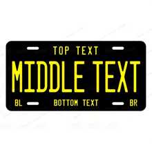 1pc Customizable Metal Alloy Decorative Car License Plate Sign - Personalized Wall Art Decor, Waterproof, Fade Resistant, Pre-Drilled Holes - Perfect For Christmas, Halloween, Thanksgiving - 6x12 Inch Metal Wire Ornament,Home Harmony