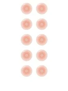 2/6/10PCS Seamless Ultra-Invisible Nipple Pasties - Reusable Silicone Covers With Anti-Convex Design - Perfect Self-Adhesive Accessories For Women Lingerie