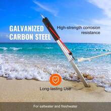 Kit ancora da spiaggia per piccole barche, kayak e jet ski, con borsa in Oxford ed corda elastica per un facile ancoraggio sulla sabbia