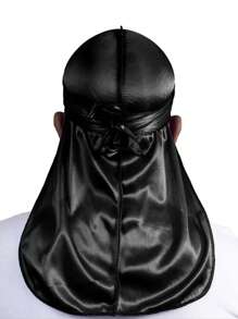Menl Durag Solid Color Elastic SilkPirate Hat.Fashionable And Comfortable For Casual Sports Outdoor Activities, Breathable And Soft,Unisex Headscarf Pirate Hat Pirate Costume