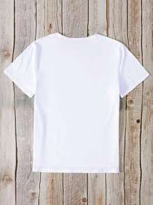 Top estivo casual da donna con scollo tondo, motivo arcobaleno e unicorno, colore albicocca, dolce ed elegante, adatto per abbigliamento casual da donna a casa, attillato, a maniche corte, t-shirt con grafica per donna