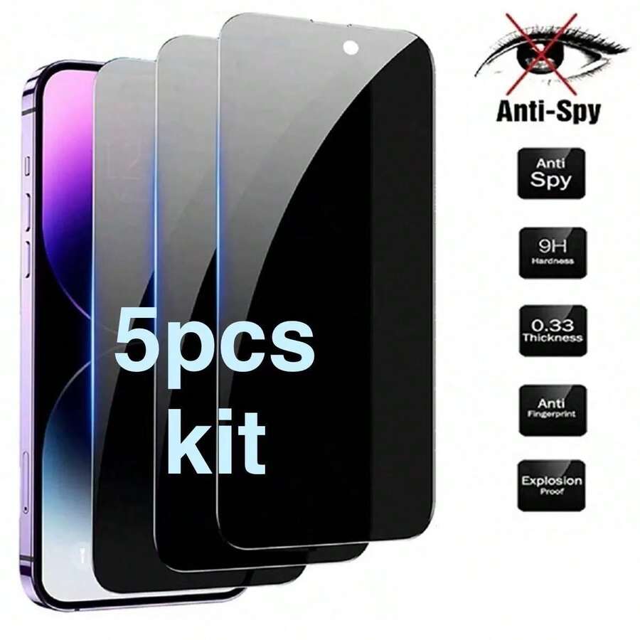 Cell Phone 3D PRIVACY FILM FOR IPhone /  / XIAO MI / MOTO / All Models - 5PCS - View 1