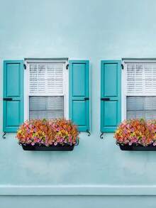 8 piezas Conjunto de decoración floral artificial - Margarita colorida, Eucalipto, decoración resistente a los rayos UV para exteriores e interiores para patio, jardín, balcón, entrada del hogar, decoración de otoño - Multicolor - Ver 7