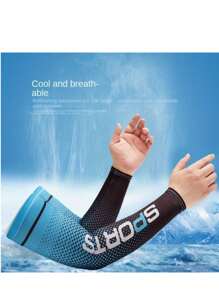 Outdoor Sports Sunscreen Sleeves, Summer Sunscreen Magic, Ice Sleeve Gradient, Sunscreen Sleeves, Suitable For Both Men And Women, Cooling Arm Sleeves For Golfing, Cycling, Running And Driving, UV Protected, Suitable For Cycling And Motorcycling