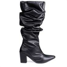 Domidona Women Fashion Boots - 黑色 - 查看 4