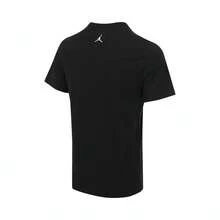 Nike 2025 男式 AS FLT ESS AJ1 SS CREW T 恤，针织，圆领，短袖，TIB3356-010 - 黑色 - 查看 2