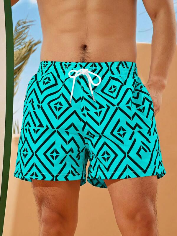 Pantalones cortos para hombre de ajuste suelto, transpirables, suaves y de uso casual, con estampado 3D digital, ideales para vacaciones, playa y uso diario