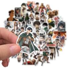 Crunchyroll 50PCS Officially Licensed Shingeki No Kyojin Sticker Cartoon High Quality Waterproof Decoration For Guitars Luggage Water Bottle Party Christmas Thanksgiving Supplies And Gifts