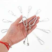 7pcs Beaded Keychain, Best DIY Gift, Zinc Alloy Metal Keyring, Modern Beaded Craft, Great For Friends, Lovers, And Family - Gourd Beaded Buckle - View 5