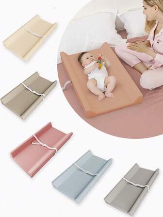 1pc Diaper Changing Pad For Babies Soft Texture Infant Changing Table Easy To Clean And Lightweight Nappy Changing Mat With PU Cover Toddler Accessories Baby Girl And Boy Essentials