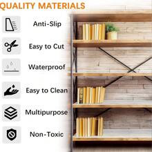 1 Roll Shelf Liner For Kitchen Cabinets Refrigerator Liners, Waterproof & Oil-Proof Kitchen Cupboard Liner, Plastic Drawer Mats EVA Material, Non Adhesive Fridge Liner For Shelves ,Dehumidifier For Home