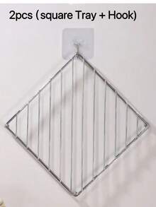 1/2 juegos de 3 salvamanteles de acero inoxidable - Protector resistente al calor para ollas/sartenes calientes, salvamanteles cuadrados, individual de mesa de cocina resistente al calor, posavasos, utensilios de cocina - Multicolor - Ver 14