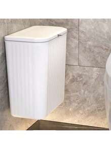 1 pezzo Contenitore per compost in cucina 8L/12L, pattumiera da bagno, pattumiera da cucina, pattumiera per dormitorio, scatola sospesa per anta a conchiglia, in due stati di installazione, non solo può essere posizionata direttamente a terra, ma può anche essere incollata nell'armadio, sul piano di lavoro o nel lavandino, adatta per cucina, bagno, soggiorno, dormitorio universitario, camera da letto, ufficio, famiglia. Articoli per la casa, regali della festa della mamma, regali di vacanza, regali per le donne