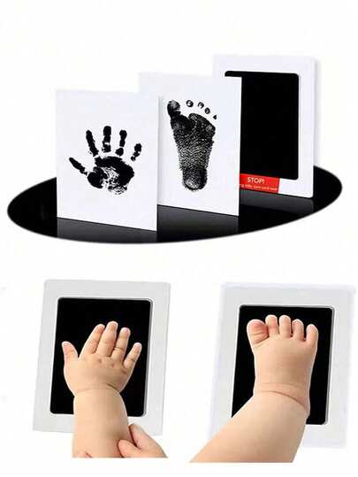 儿童宠物手足印垫 宝宝纪念脚印礼物 免洗不脏手 宝宝手足印垫