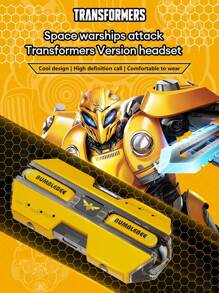 TRANSFORMERS Transformers TF-T01 Bluetooth Ohrhörer, kabellose Ohrhörer mit Halbinnenohrtechnik, Berührungssteuerung für Lautstärke, geringe Latenz, Mikrofon, Musik, Gaming, passive Geräuschunterdrückung