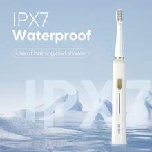 SEJOY Electric Toothbrush Rechargeable With 12 Brush Heads 5 Modes Timer - White - View 9