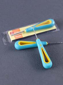 1 pieza/12 piezas Herramienta perforadora manual Equipo de perforación Accesorio práctico Herramientas de aguja perforadora para mechas de velas - Celeste - Ver 2