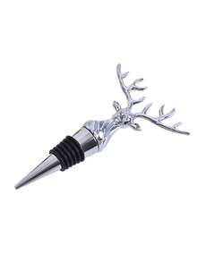 Deer Head Shape Embossed Champagne Whiskey Decanter, Suitable For Kitchen, Dining, Party, Holiday Celebration, Wedding, Ideal Gift For Men