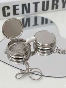 2pcs/1pc Portable Mini Ashtray, Creative Small Cigarette Ash Holder Ash Tray - Multicolor - View 8