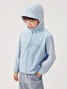 mini bala Boys' And Girls' Cool Sun Protection Jacket Baby Summer Parent-Child Sunscreen Outerwear - Light Blue - View 2