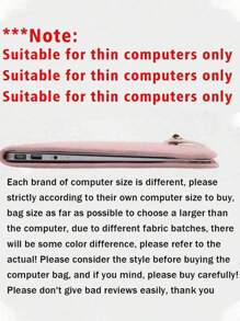 Custom Chic Pink PVC Faux Leather Laptop Bag,Personalized Name, Lightweight & Secure, Portable Multi-Functional Computer Case - Versatile For Office,School Supplies,Back To School,School Gift,For Office,For School,For Classroom,For Teacher Gifts,For University,For Colleague,For Dorm Rooms,For Teacher,For Boys And Girls,For Teenagers,Junior High School Students,Middle School Students,High School Senior High School Students,College Students,University Students,Freshman,Sophomore,Underclassmen,All-Purpose,Large Capacity,Versatile,Multifunction,Colorful,Cute,Adorable,Contracted,Funny,Kawaii,Y2K,Minimalist,Commuting,Business Casual,Basics,Custom,Personalized,Unique,Customized,Ideal Gifts For Him,Ideal Gifts For Her,Her,Family,Friends,Girlfriend,For Anniversaries,For Birthdays,For Holiday/ Vacation,For Outdoors/Outings/Travel/Hiking/Stadium/Sports/Climbing,For Business/Commute/Work/Office