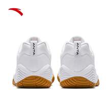 Anta 奥罗拉 | 男女通用羽毛球鞋，夏季新款专用训练鞋112524461 - 純淨白/基底黑 -1 - 查看 4