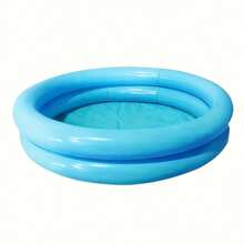 Piscina inflable pequeña, piscina inflable de cojín redondo de doble capa, piscina inflable